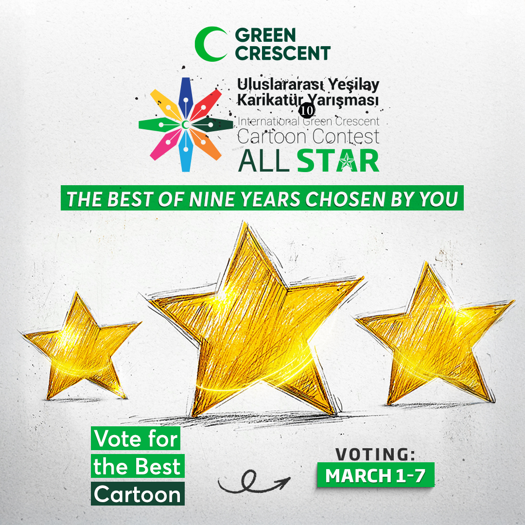 10th International Green Crescent Cartoon Contest: All Star Public Vote